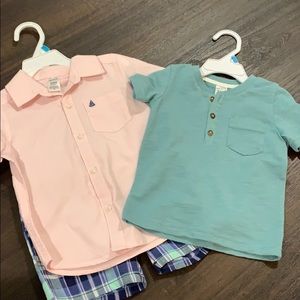 NWT Carter’s shirt and set